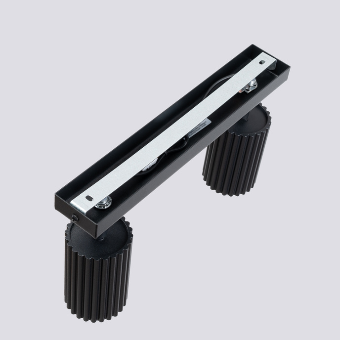 Plafondlamp KARBON 2 zwart