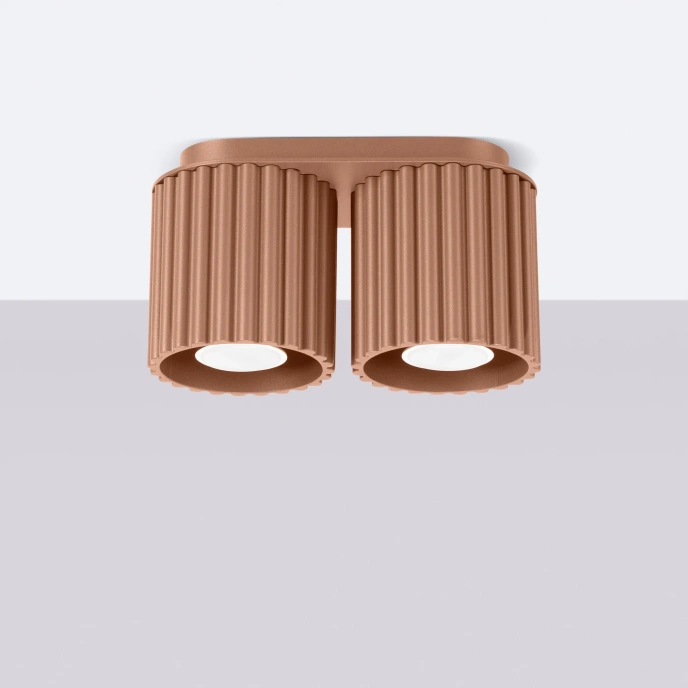 Plafondlamp AURA 2 mokka GU10