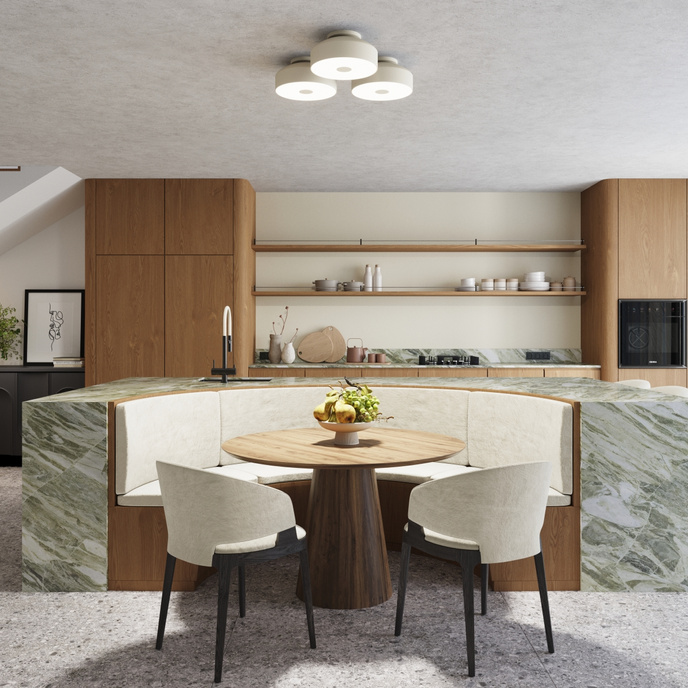 Plafondlamp OMIQ beige