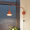Wandlamp NOX rood oker