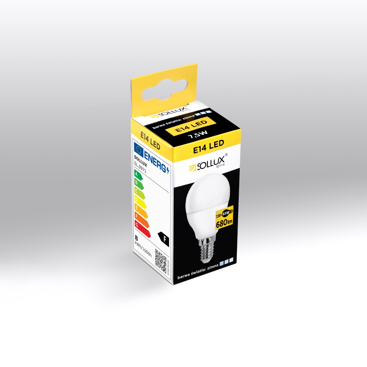 LED lamp E14 4000K 7,5W 680lm