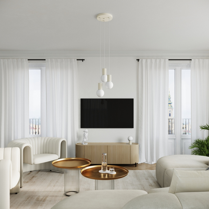 Hanglamp HALO 1 beige