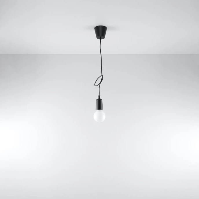 Hanglamp DIEGO 1 zwart