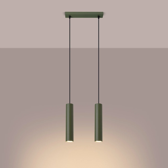 Hanglamp LAGOS 2 olijfgroen