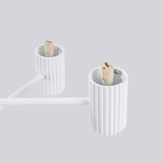 Kroonluchter HALO 6 wit