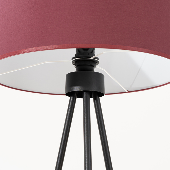 Vloerlamp NEVIA bordeaux