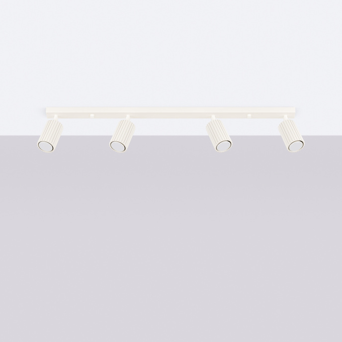 Plafondlamp KARBON 4L beige