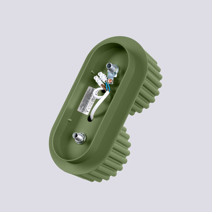 Plafondlamp AURA 2 olijfgroen Gx53