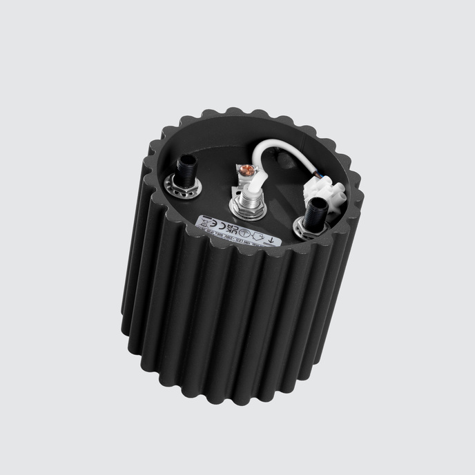 Plafondlamp AURA 1 zwart GU10