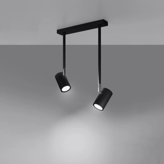 Plafondlamp NORANO 2 zwart