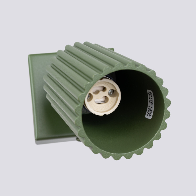 Wandlamp KARBON olijfgroen