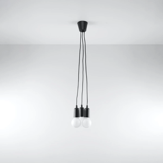 Hanglamp DIEGO 3 zwart