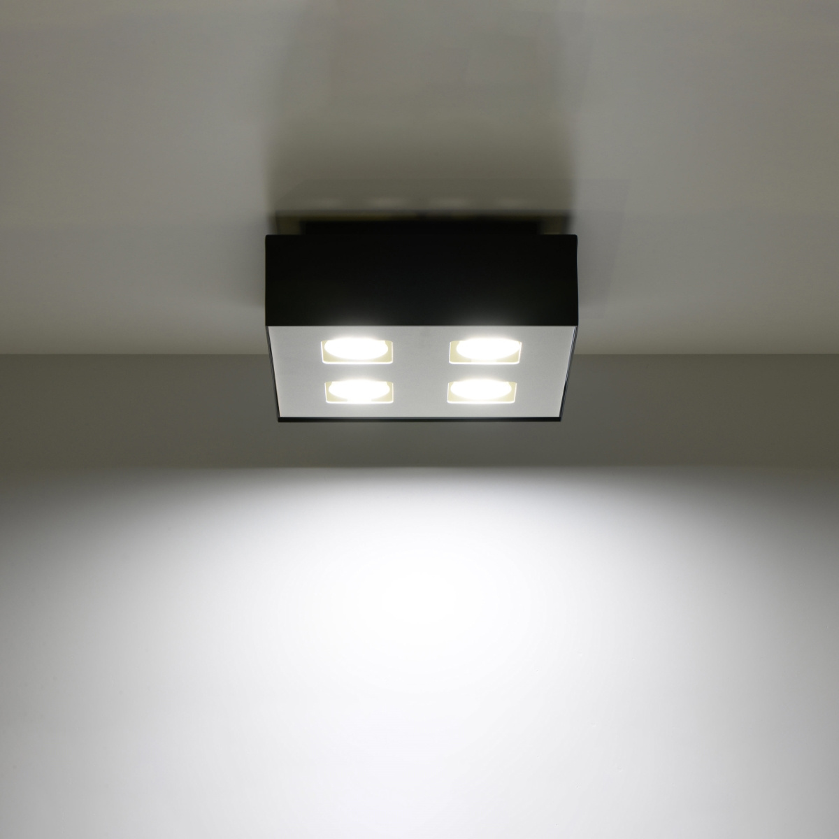 Plafondlamp MONO 4 zwart
