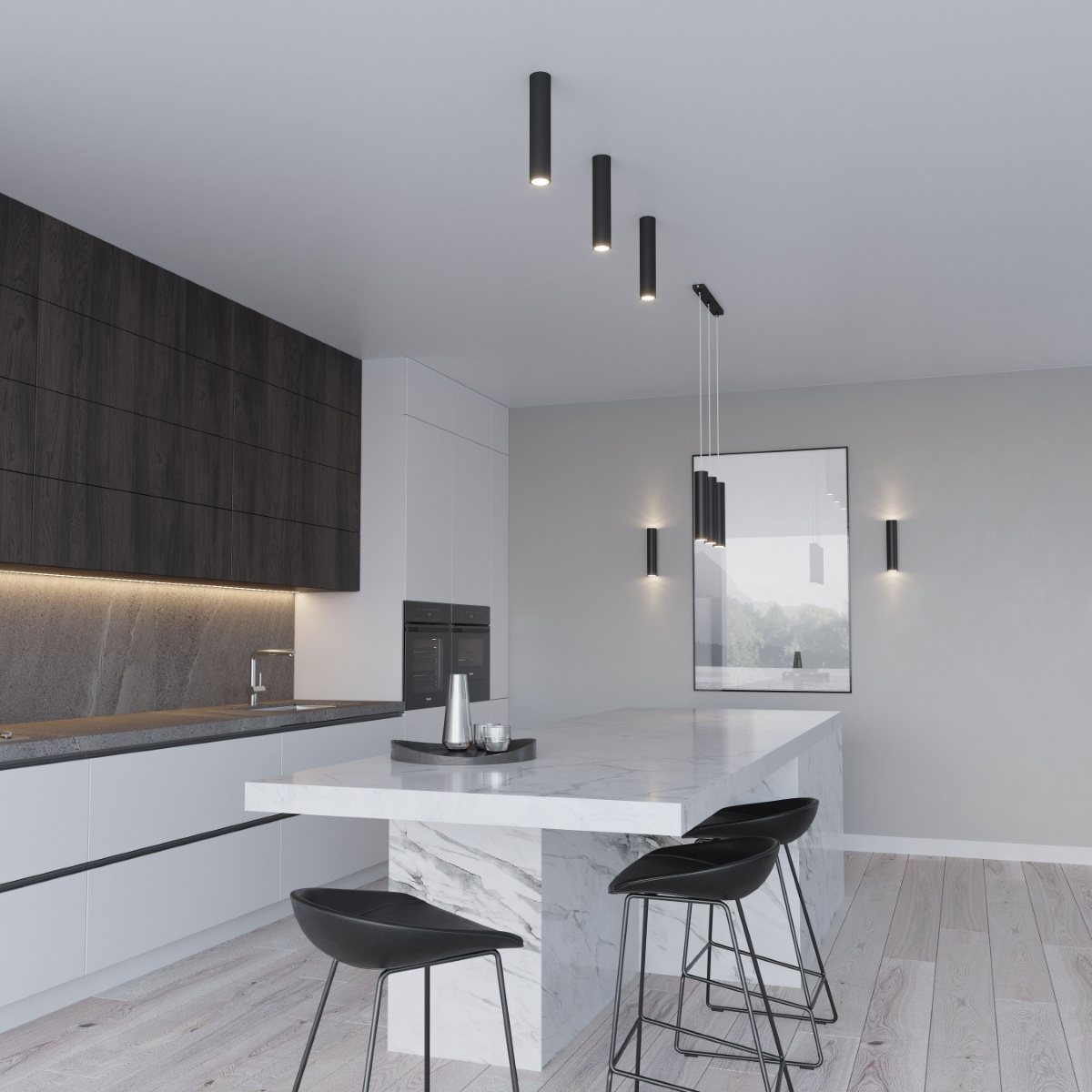 Wandlamp LAGOS 2 zwart