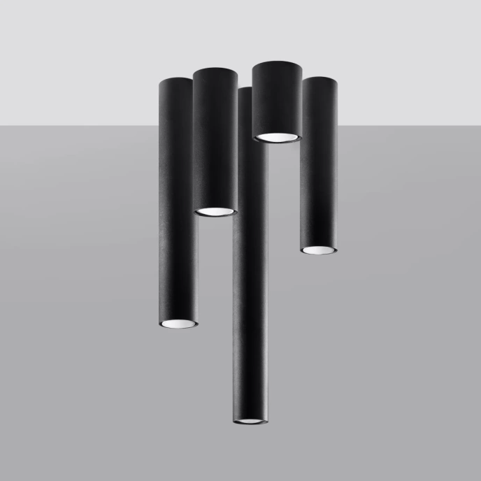 Plafondlamp LAGOS 10 zwart