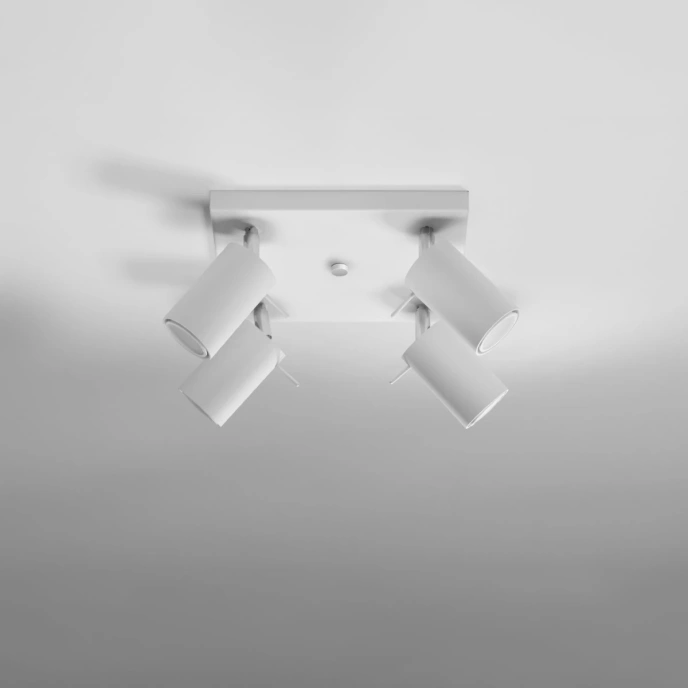 Plafondlamp RING 4 wit