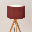 Staande lamp NATT bordeaux