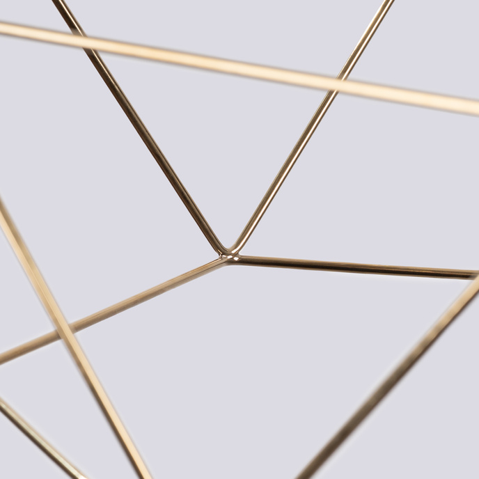 Hanglamp TRIOM 30 goud