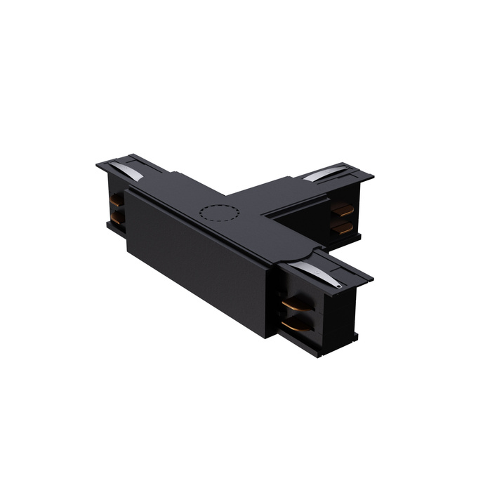 Voedingsconnector T zwart