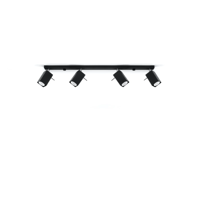 Plafondlamp MERIDA 4L zwart
