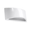 Gelakte wandlamp VIXEN wit glans
