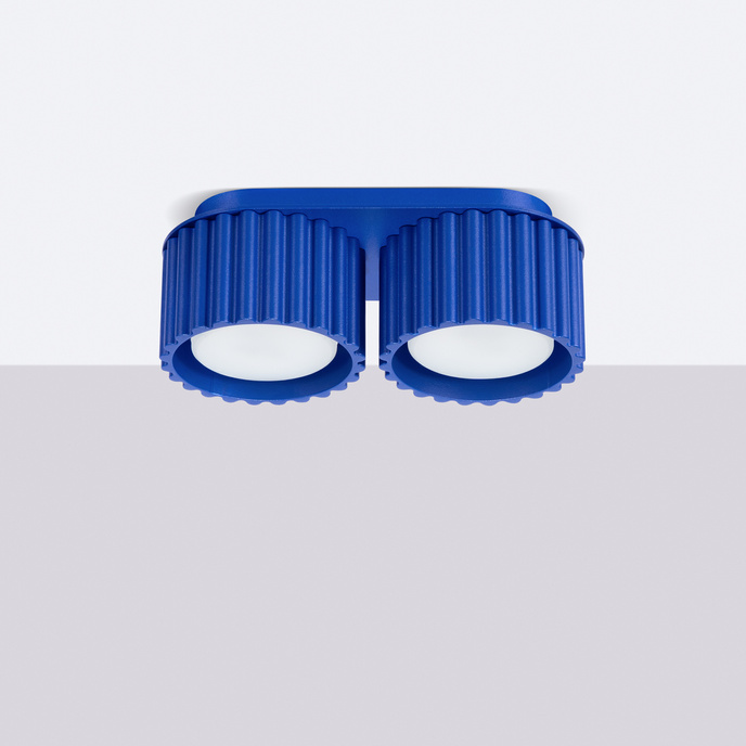 Plafondlamp AURA 2 ultramarijn Gx53
