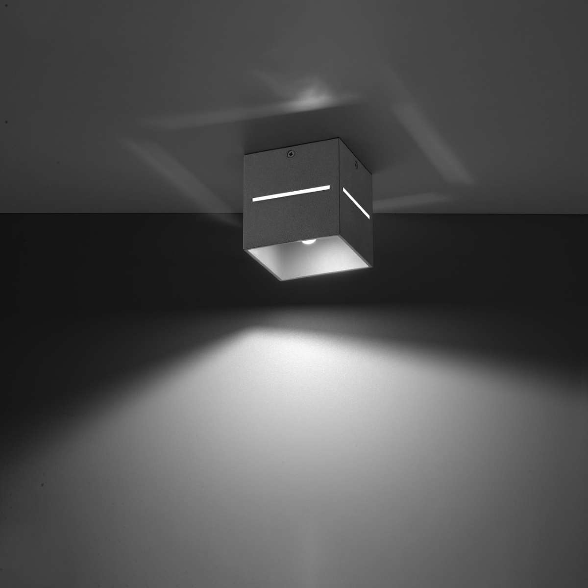 Plafondlamp LOBO grijs
