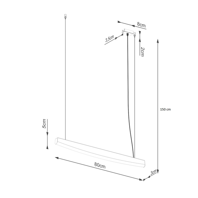 Wandlamp JORUN wit LED 3000K