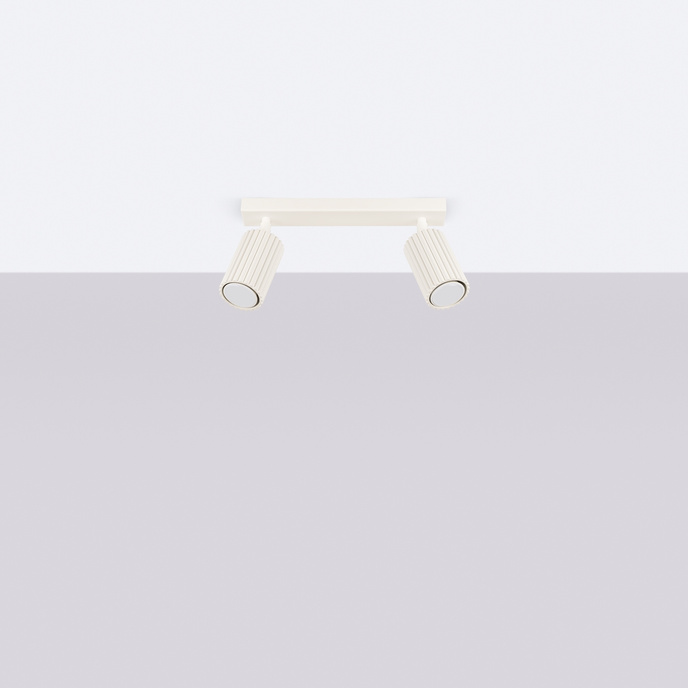 Plafondlamp KARBON 2 beige