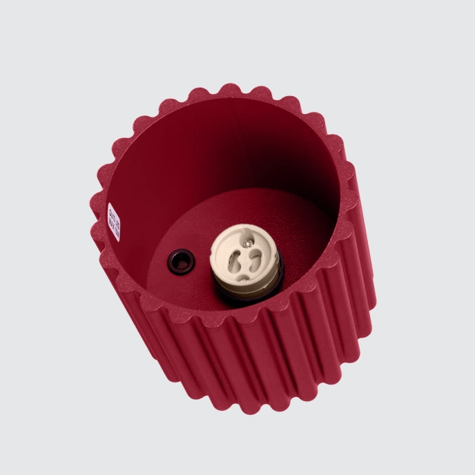 Plafondlamp AURA 1 bordeaux GU10