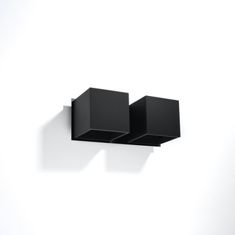 Wandlamp QUAD 2 zwart