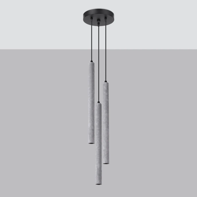 Hanglamp PASTELO 3P beton