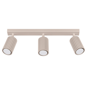 Plafondlamp KARBON 3L taupe