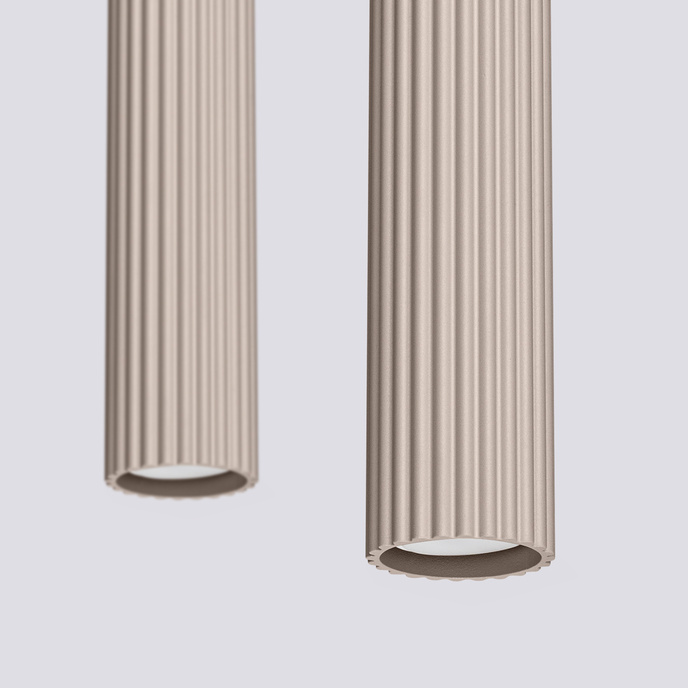 Hanglamp KARBON 2 taupe