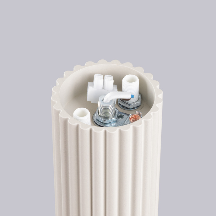 Plafondlamp HALO beige IP44