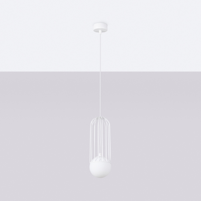 Hanglamp BRINA 1 wit