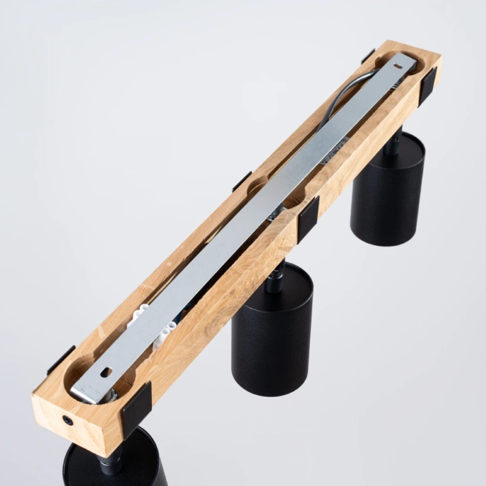 Plafondlamp FAGER 3 zwart