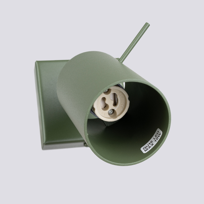 Wandlamp RING olijfgroen