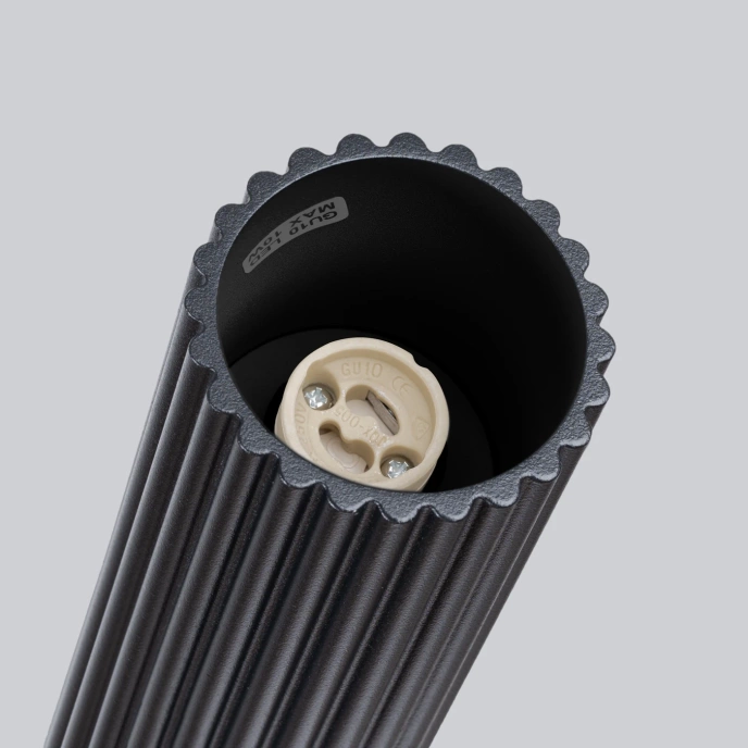 Plafondlamp KARBON 10 zwart