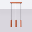 Hanglamp LAGOS 3L rood oker