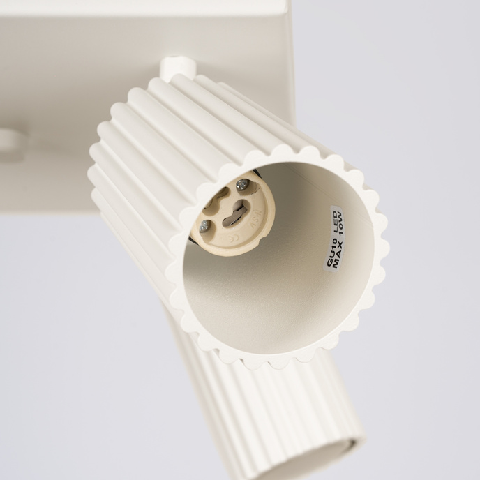 Plafondlamp KARBON 4 beige