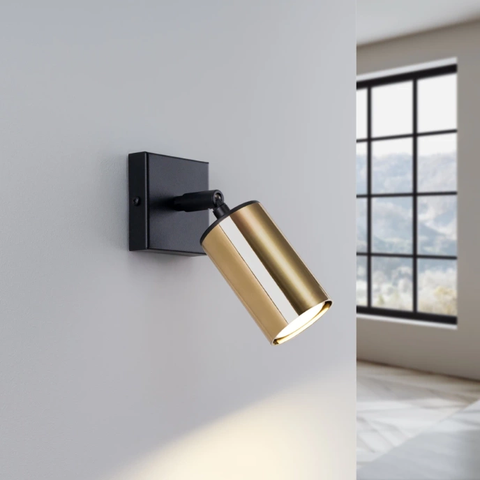 Wandlamp WINX zwart/goud