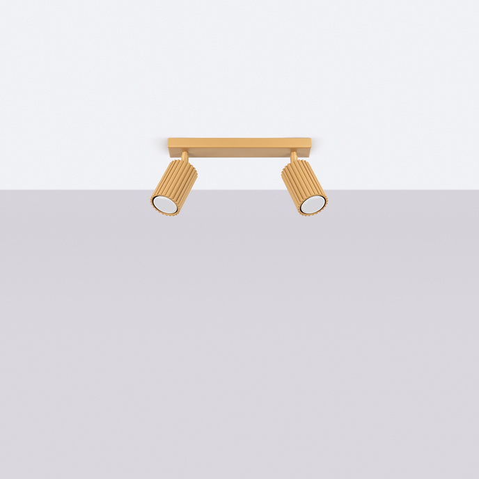 Plafondlamp KARBON 2 goud