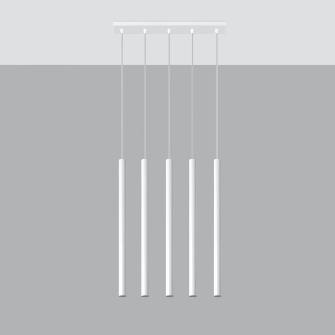 Hanglamp PASTELO 5 wit