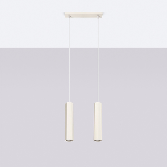 Hanglamp KARBON 2 beige