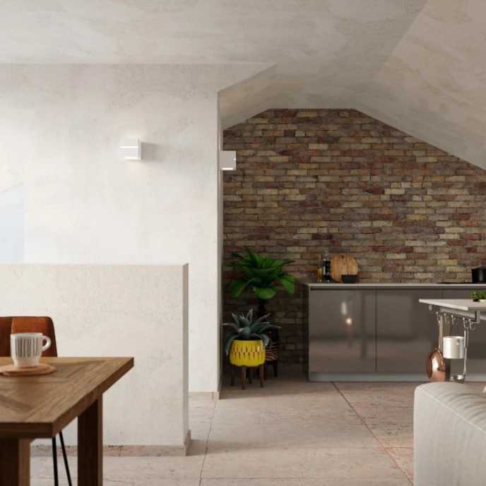 Wandlamp keramiek LEO LINE