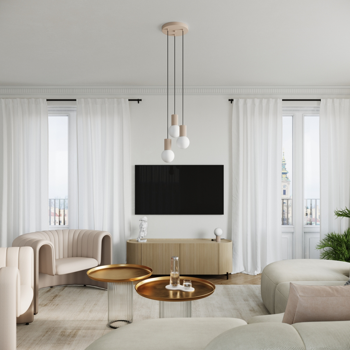 Hanglamp HALO 1 taupe