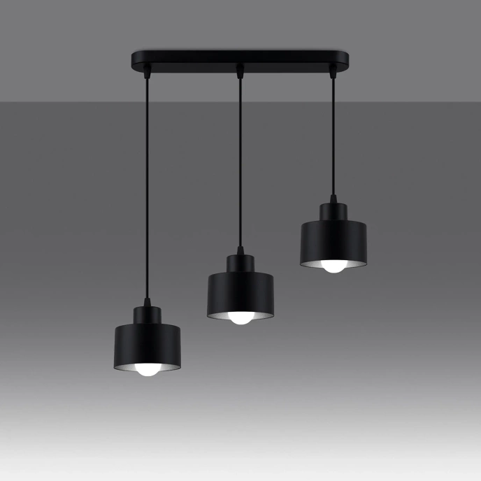 Hanglamp SAVAR 3 zwart