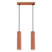 Hanglamp KARBON 2 rood oker