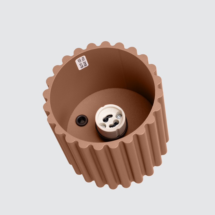 Plafondlamp AURA 1 mokka GU10